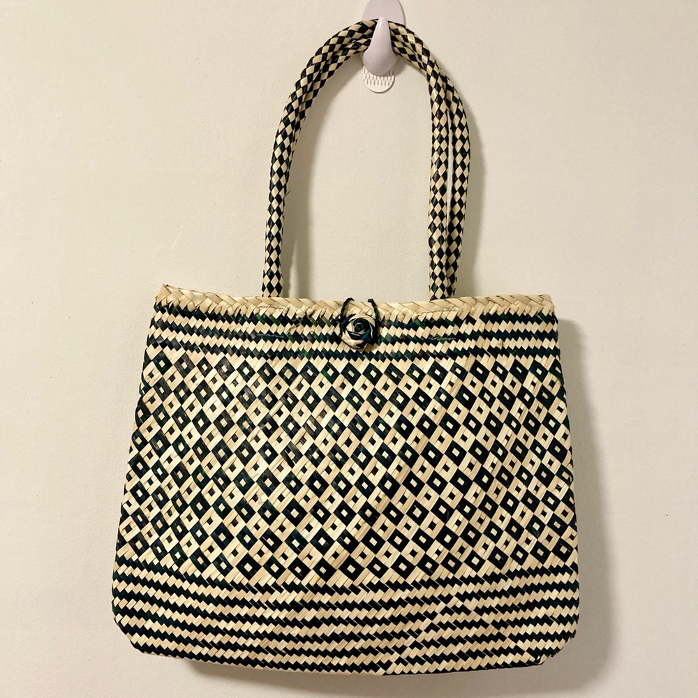 Mosaic straw bag, gift for mom, sisters